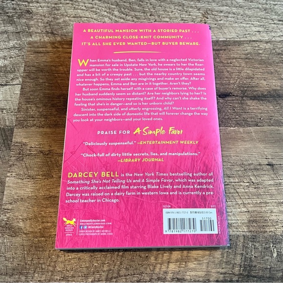 All I Want by Darcey Bell Paperback Book Novel - Picture 2 of 3